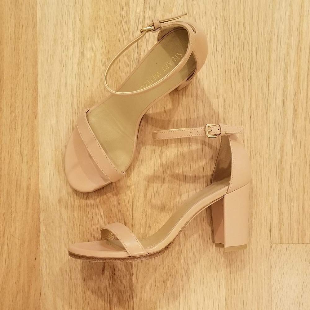 Stuart Weitzman Nearlynude Nude Color Sz 6 - Picture 5 of 8